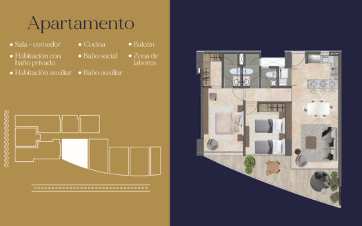APARTAMENTO EN VENTA SOBRE PLANO – SANTA MARTA
